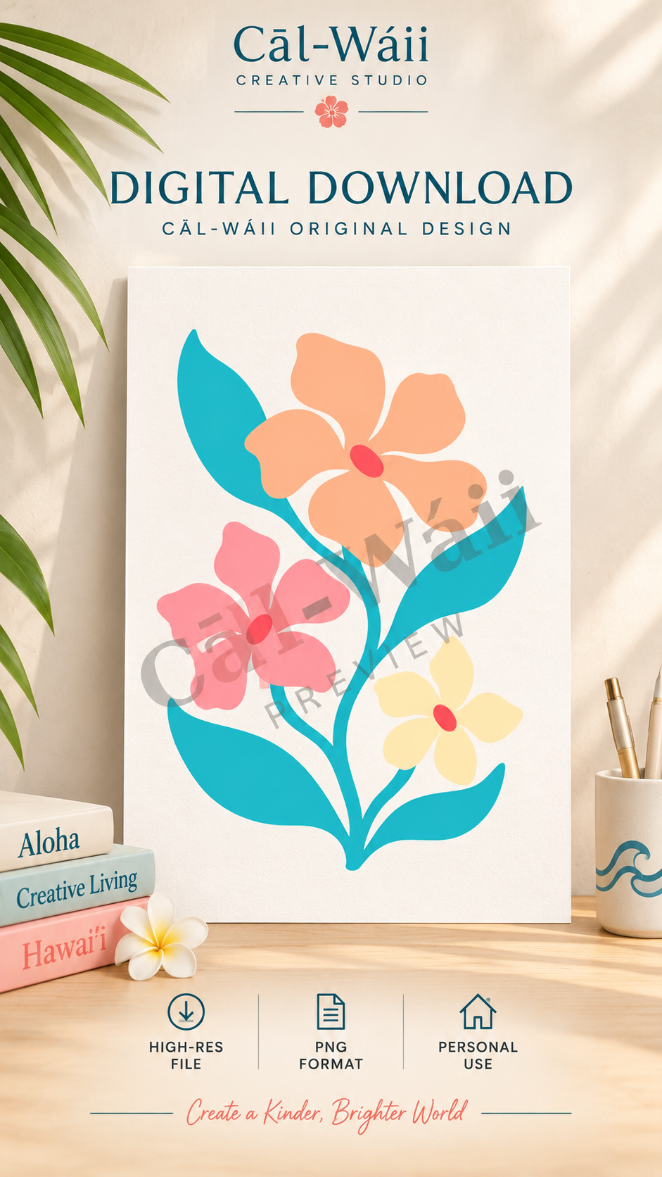 Custom Digital Design Download — Up to 8.5 × 11.5 in