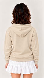 Custom Women's Hoodie-Beige