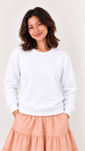 Custom Women's Sweatshirt-White