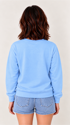 Custom Women's Sweatshirt-Blue