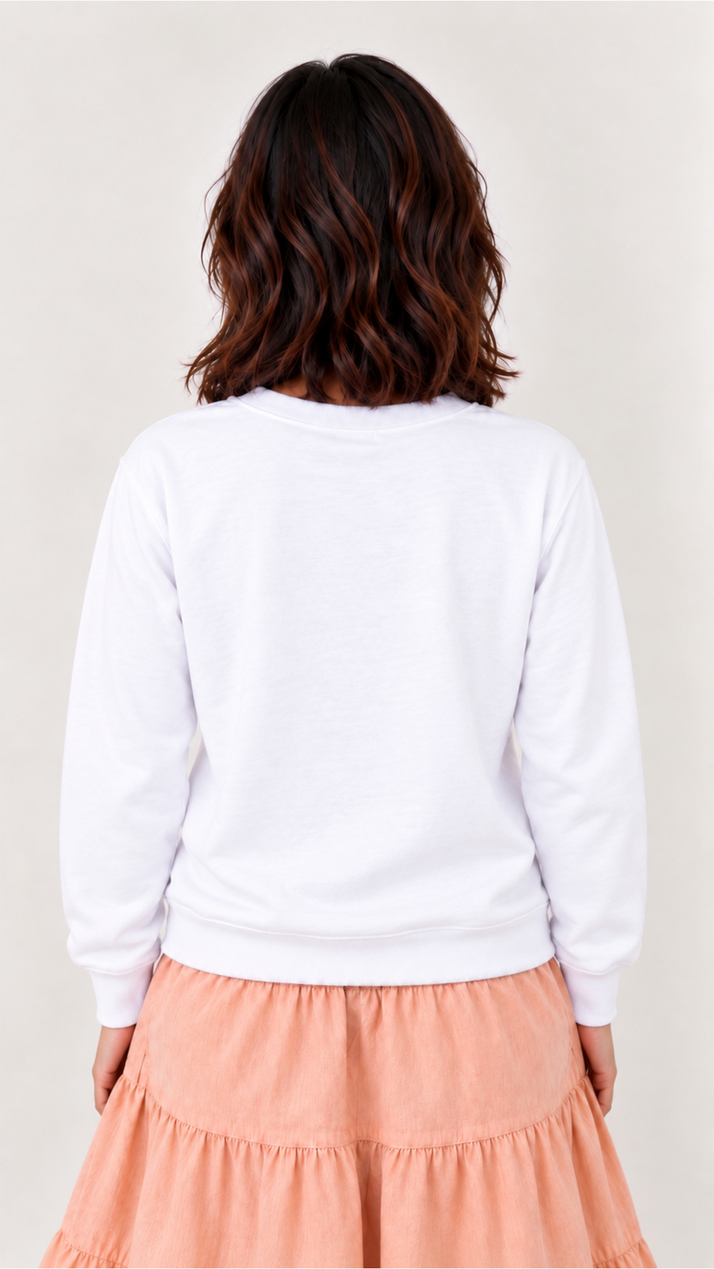 Custom Women's Sweatshirt-White