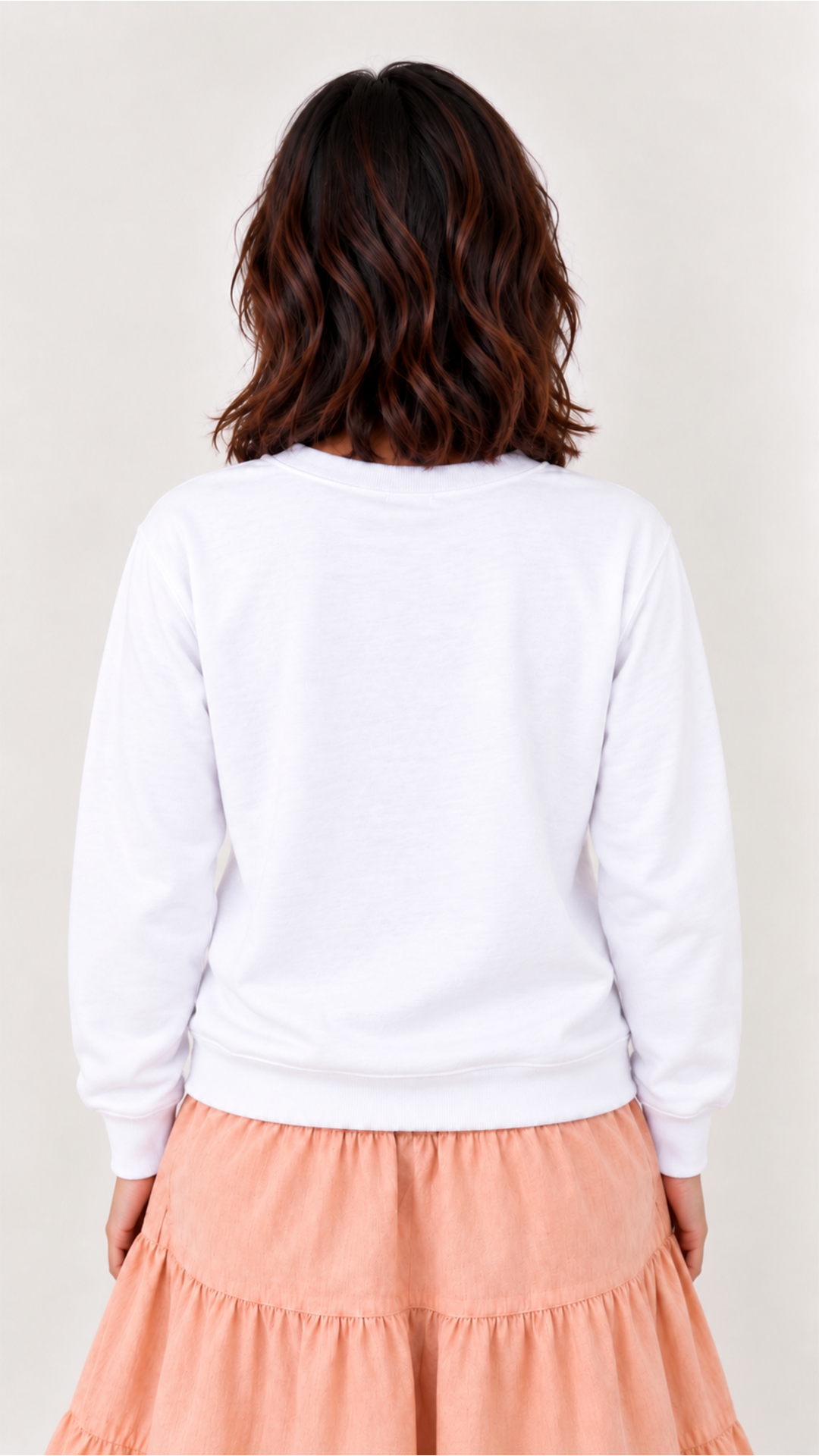 Custom Women's Sweatshirt-White