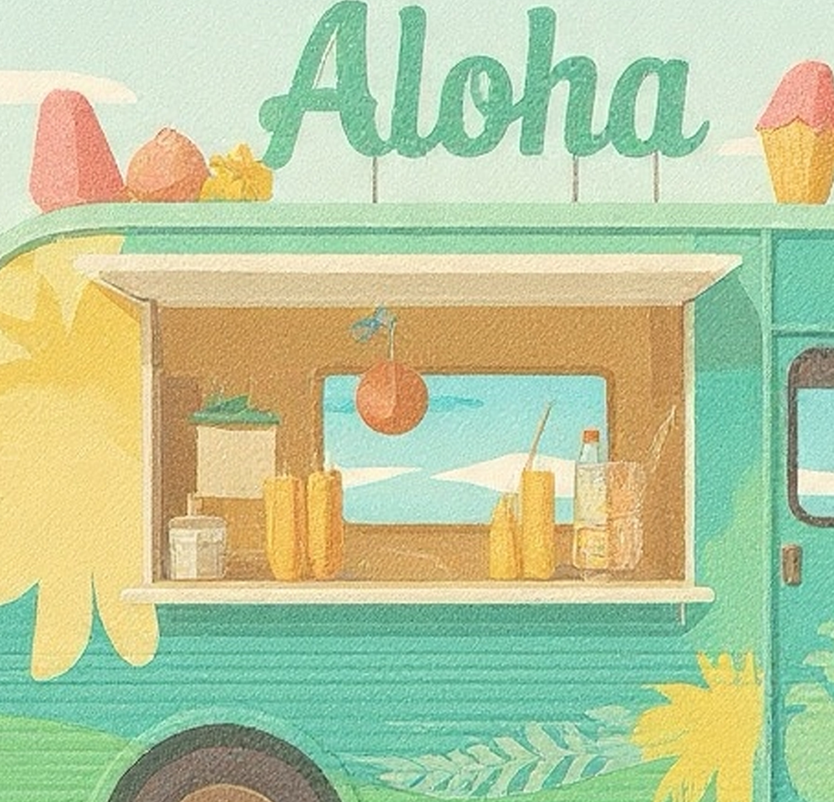 Hawaii Tropical Art Prints Bundle (35 PNG Files) | Coastal Wall Art | Beach Aesthetic Decor | Digital Download