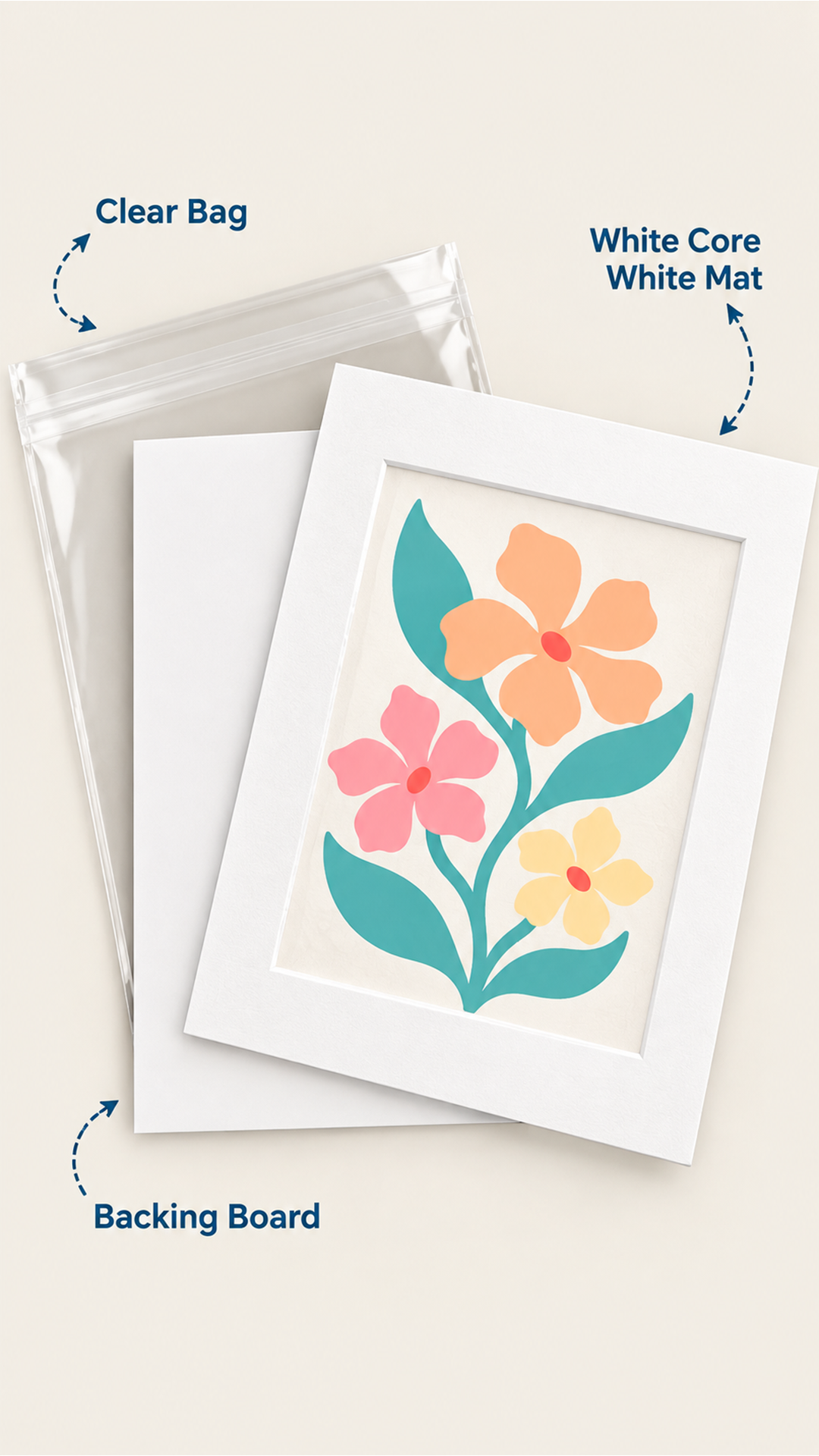 Custom 8 × 10 Art Print — White Matte