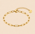 Base001 Paperclip Chain Bracelet