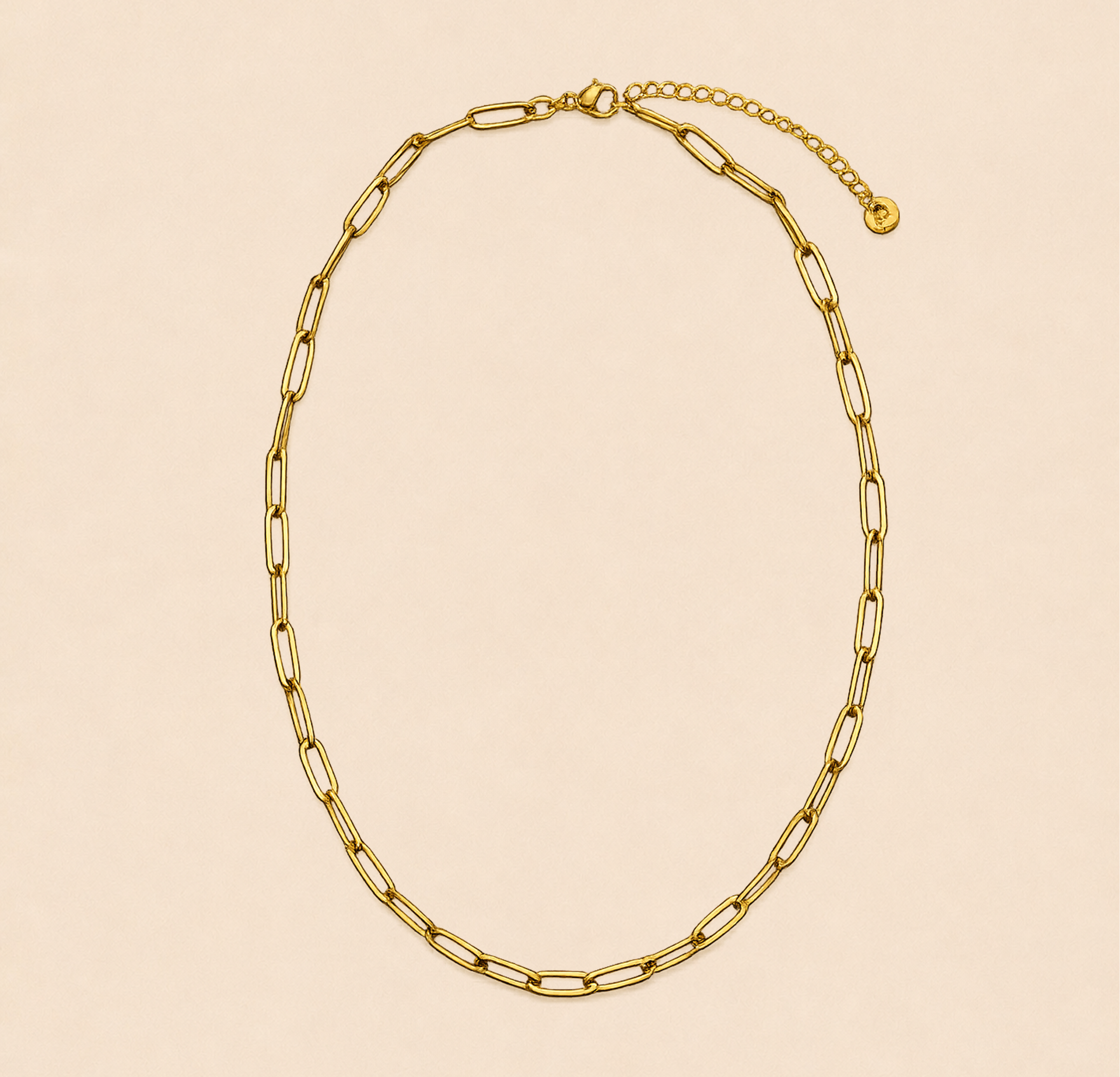 Base001 Paperclip Chain Necklace