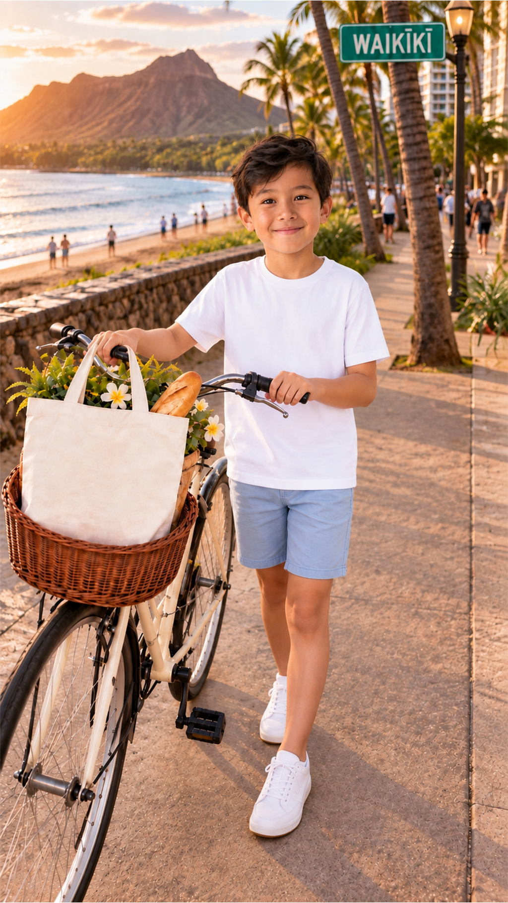 Custom Youth T-Shirt — White