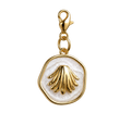 CH-CV-001 Gold Polish Shell Charm
