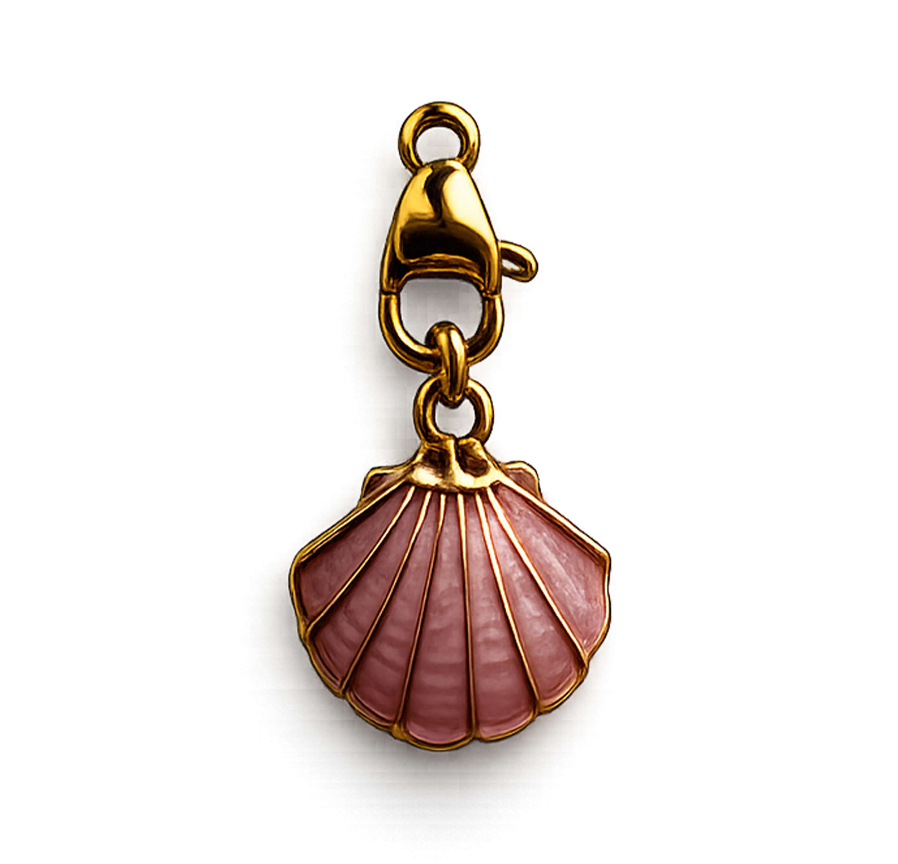 CH-CV-008 Pink Shell Charm