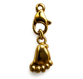 CH-LS-001 Gold Footprint Charm