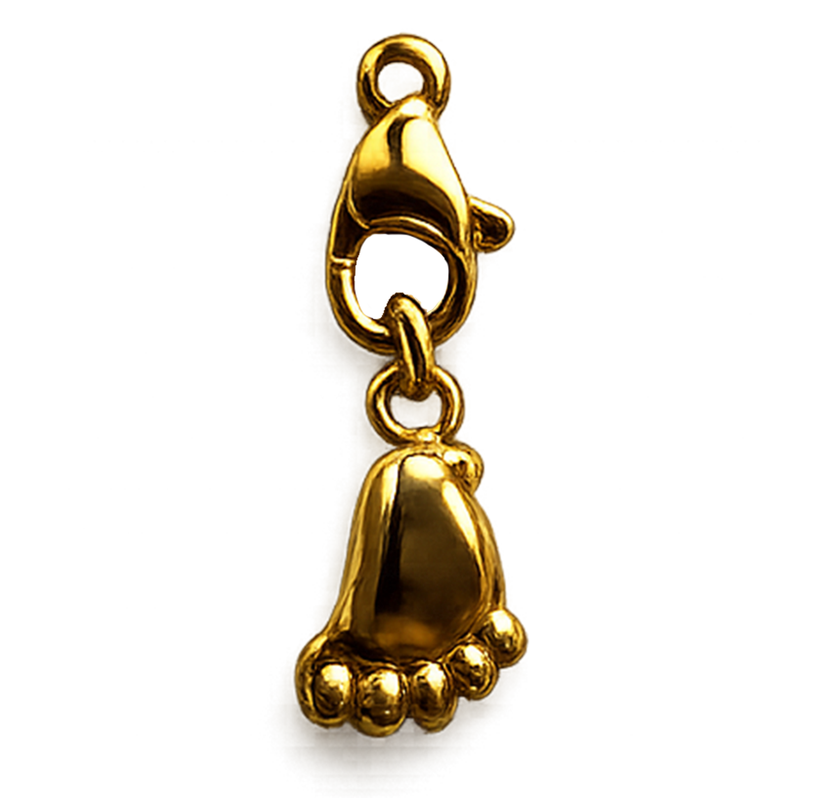 CH-LS-001 Gold Footprint Charm