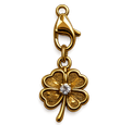 CH-LS-003 Rhinestone Clover Charm