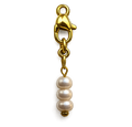 CH-LS-014 Triple Pearl Drop Charm