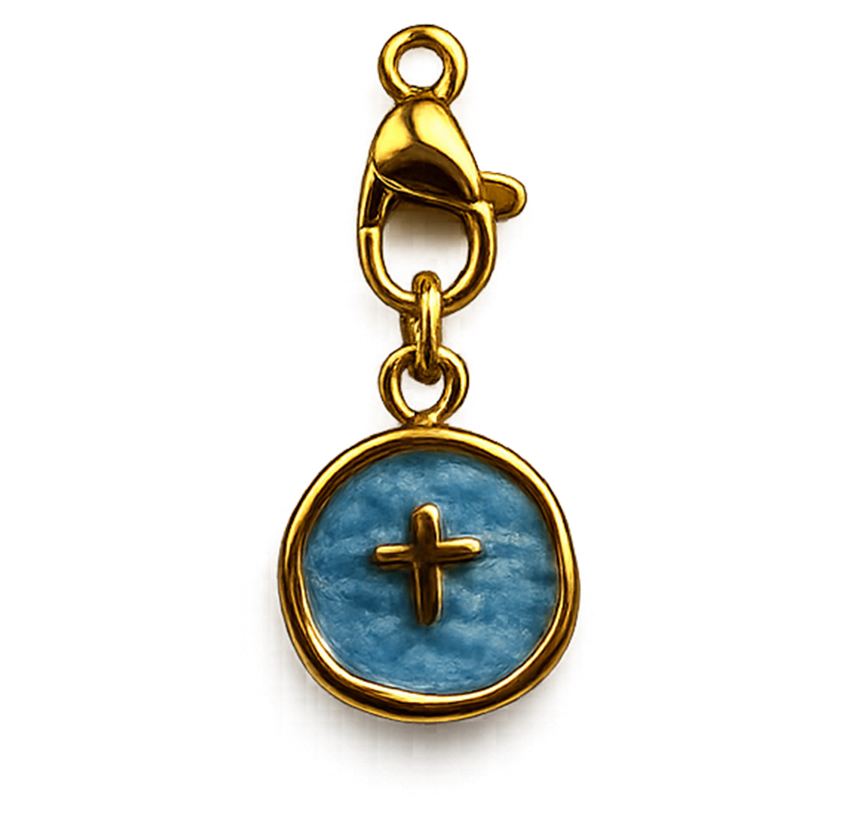CH-SE-005 Gold Cross Charm