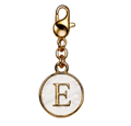 CH-SE-025 White Initial E Charm