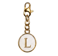 CH-SE-032 White Initial L Charm
