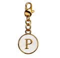 CH-SE-036 White Initial P Charm