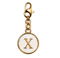 CH-SE-044 White Initial X Charm