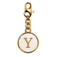 CH-SE-045 White Initial Y Charm