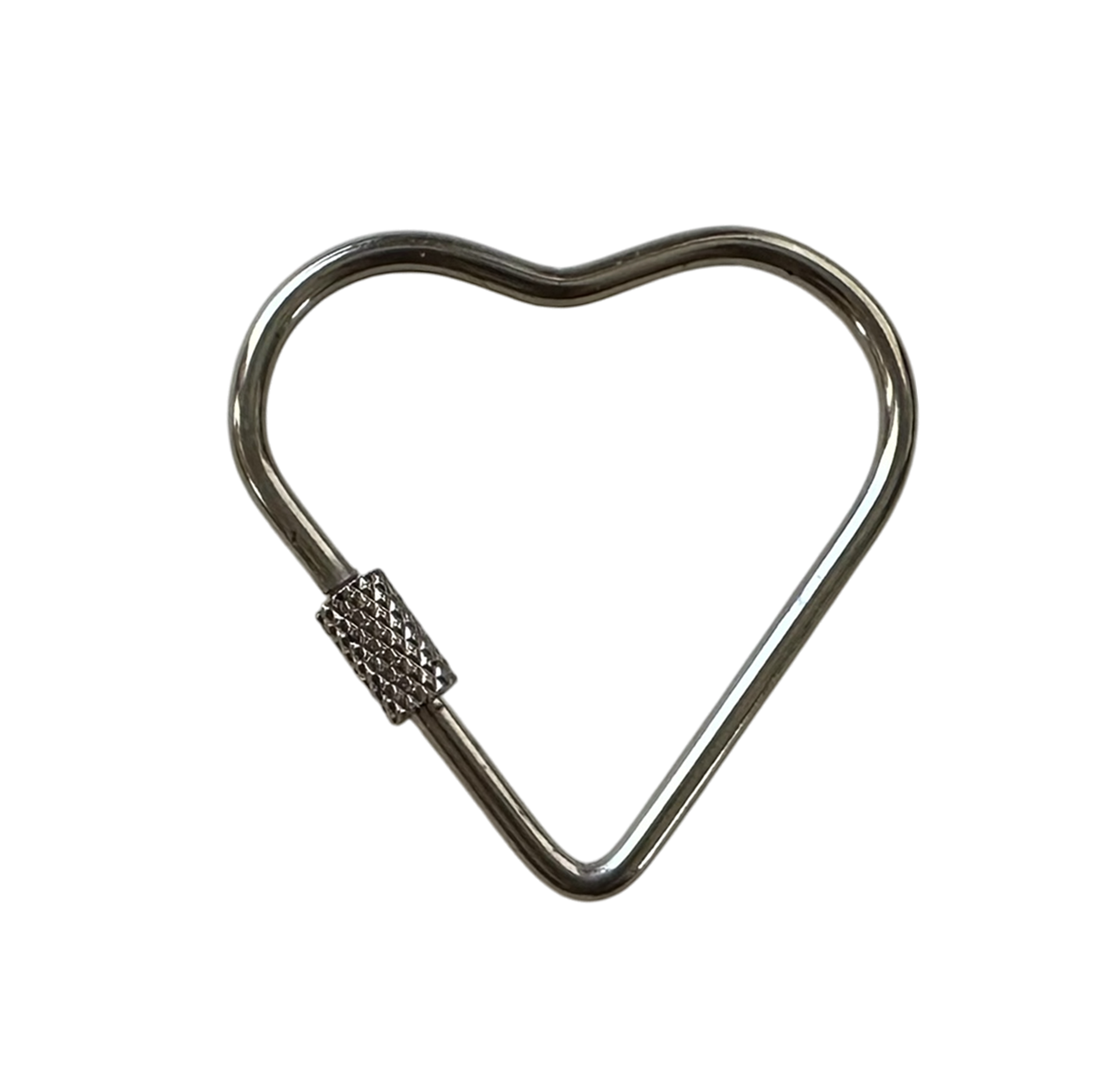 CN001 Silver Heart Screw Lock Connector
