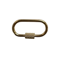 CN002 Gold Oval Screw Lock Connector