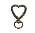 CN003 Silver Heart Lobster Clasp