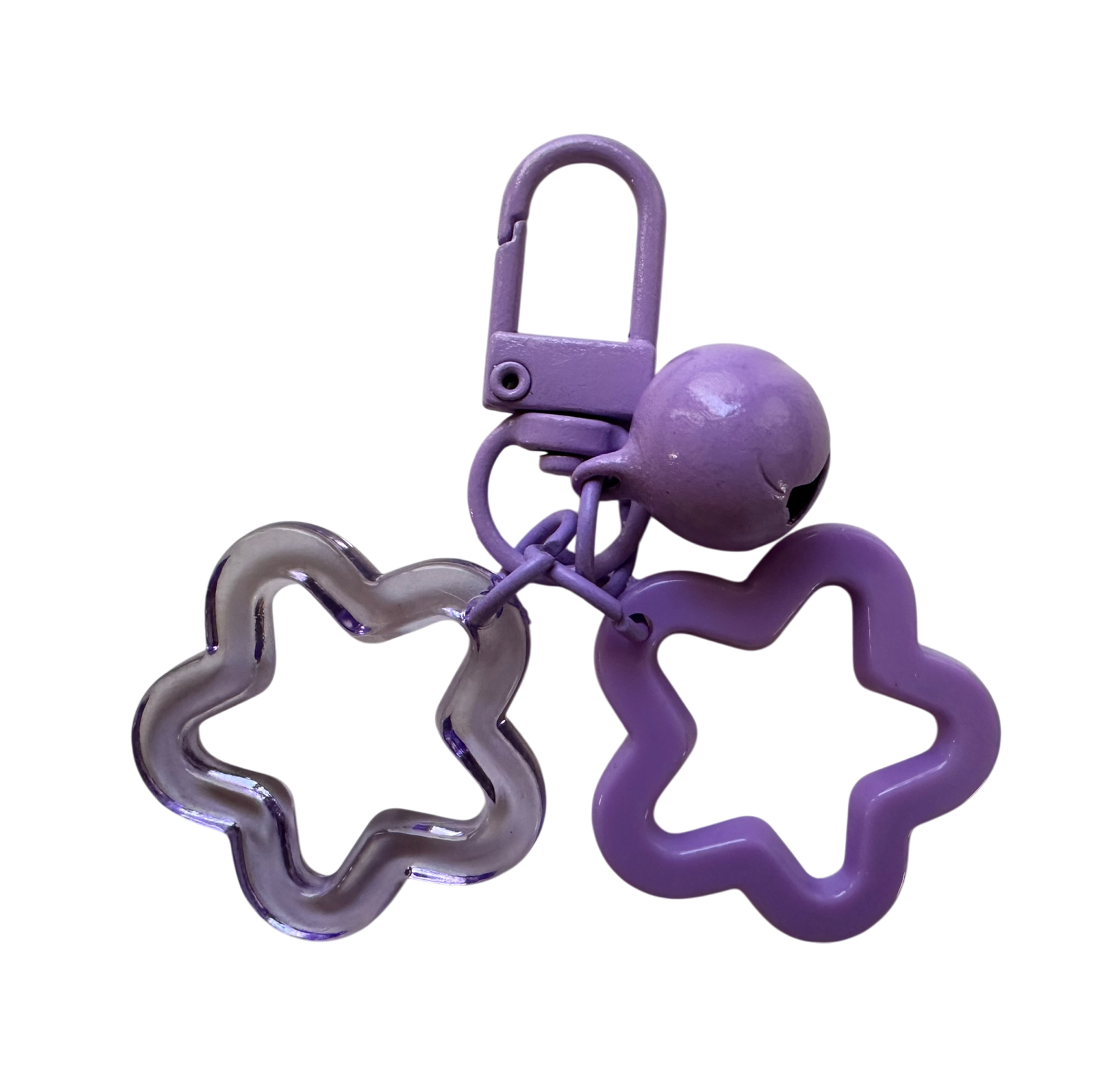CN006 Purple Flower Bell Connector Charm (Copy)