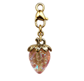 CN007 Crystal Strawberry Bag & Keychain Charm