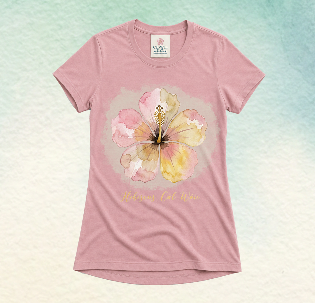 CW01-Hibiscus Cāl-Wáii Tee