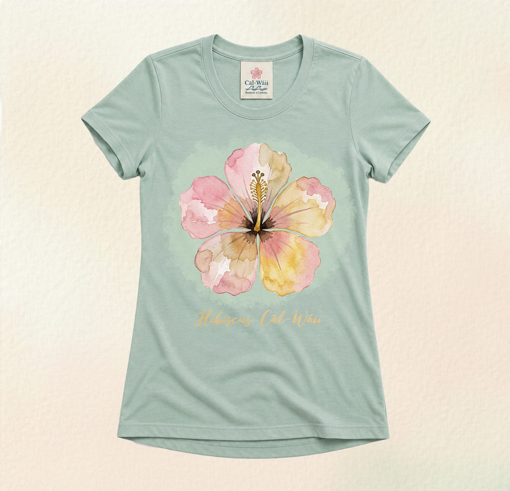 CW01-Hibiscus Cāl-Wáii Tee