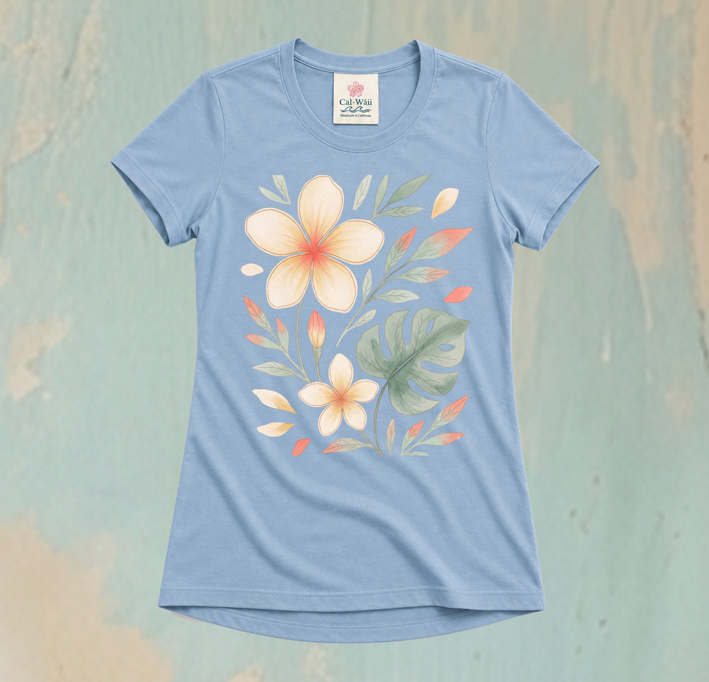 CW02-Tropical Garden Cāl-Wáii Tee