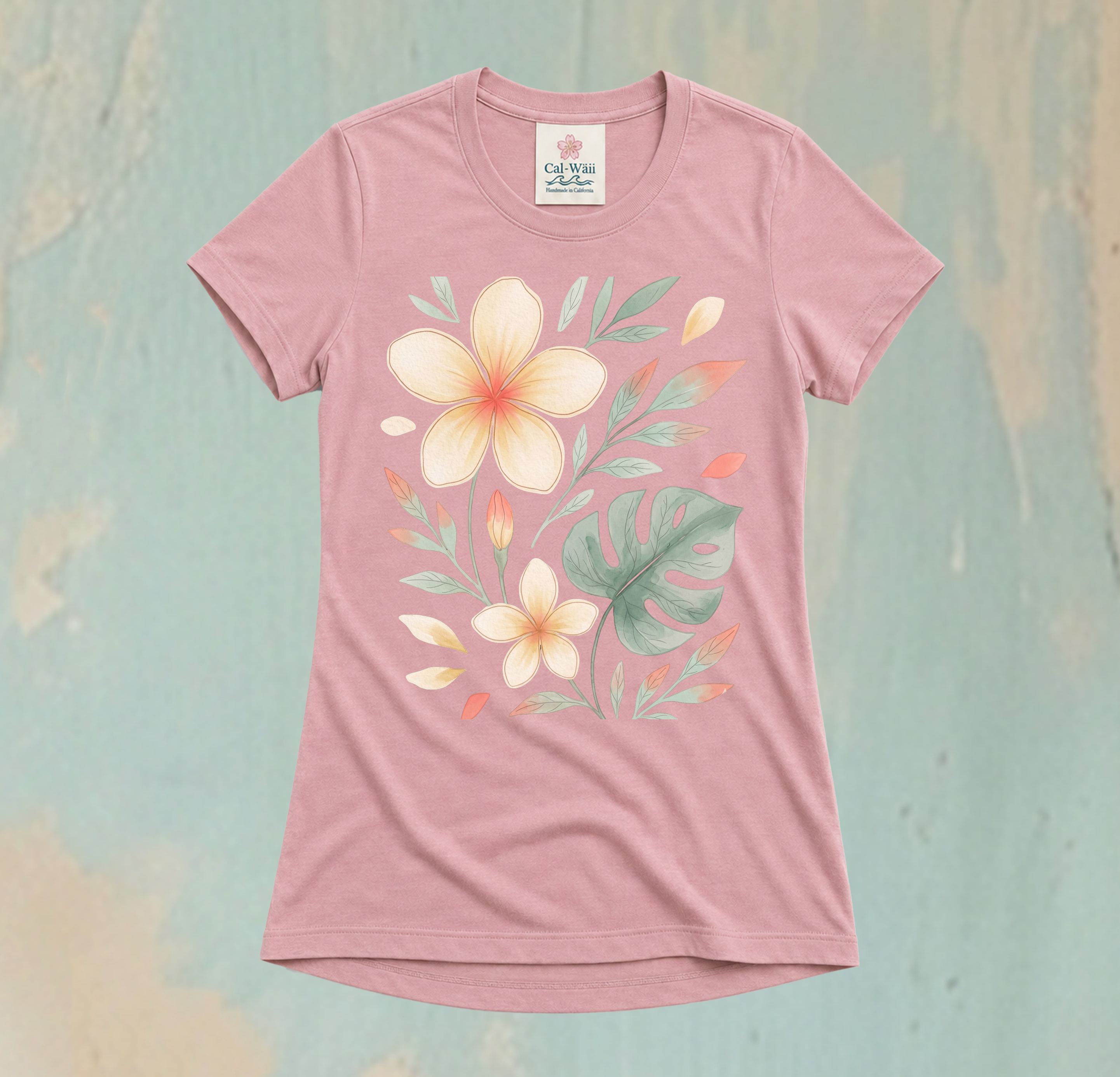 CW02-Tropical Garden Cāl-Wáii Tee