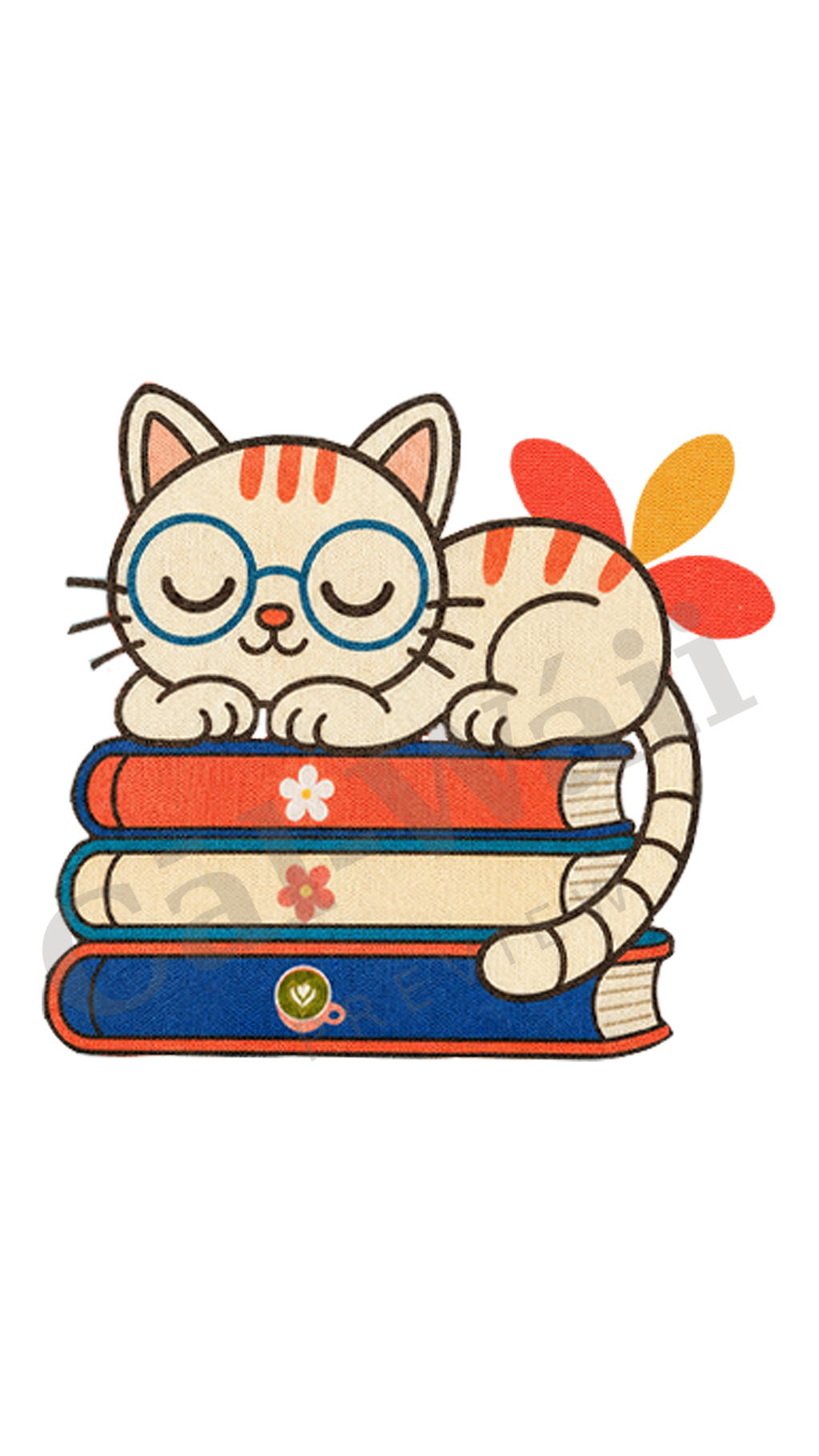 Cozy Cat & Books Collection