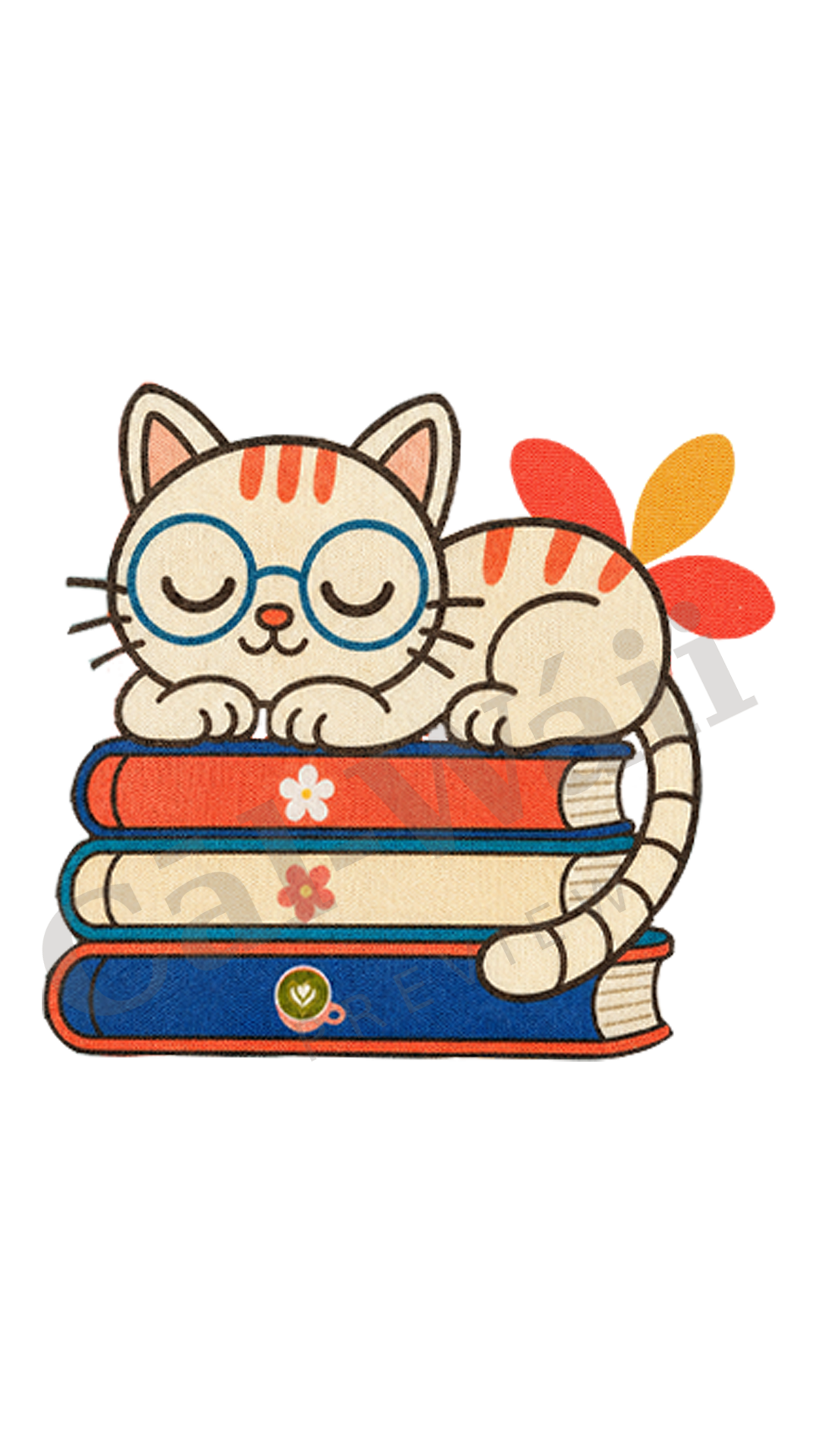 Cozy Cat & Books Collection
