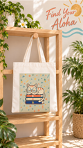 Coastal Sleeping Cat & Books Collection