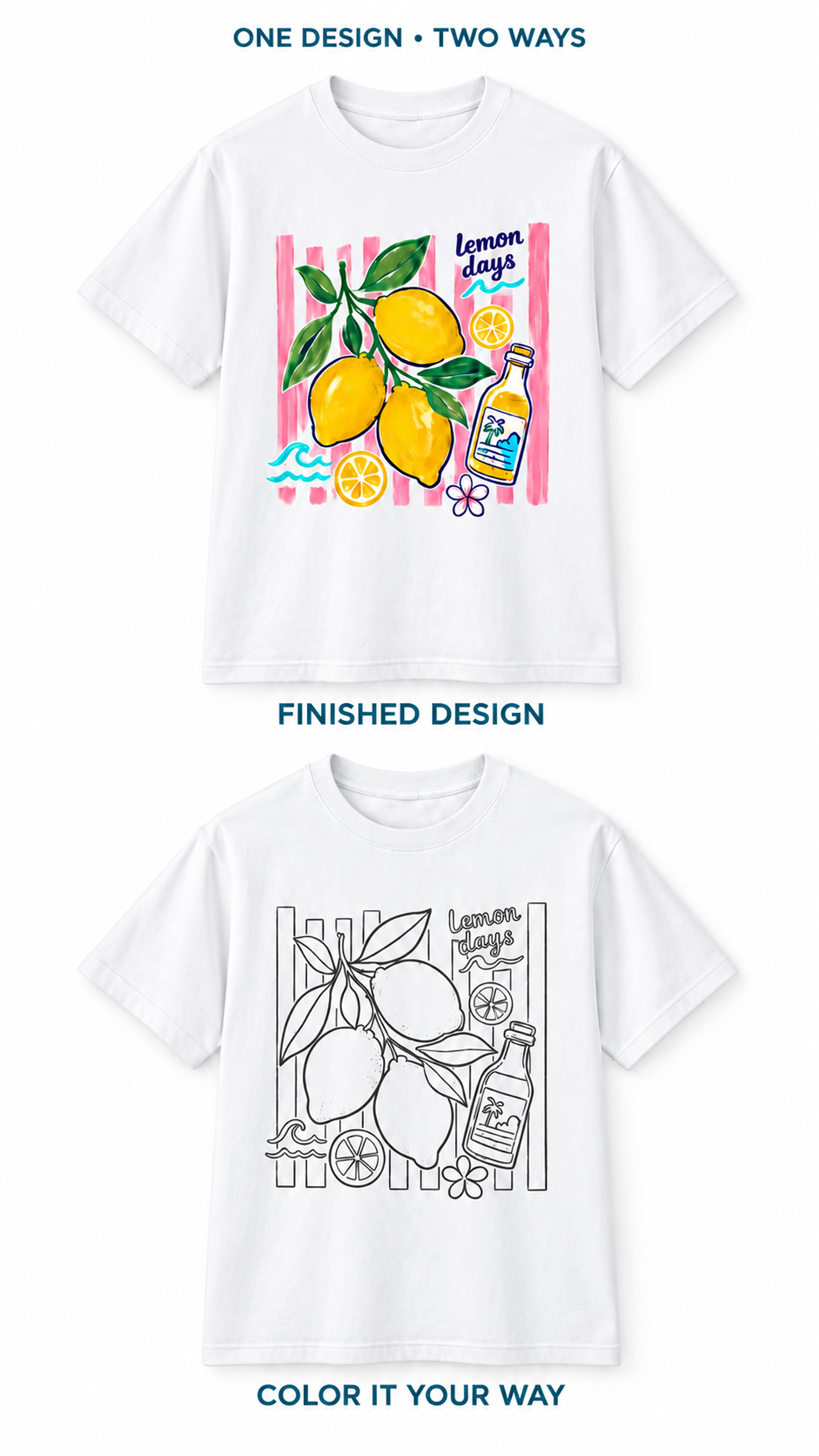 Color Your Way Adult & Youth T-Shirt