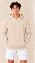 Custom Men's Hoodie-Beige