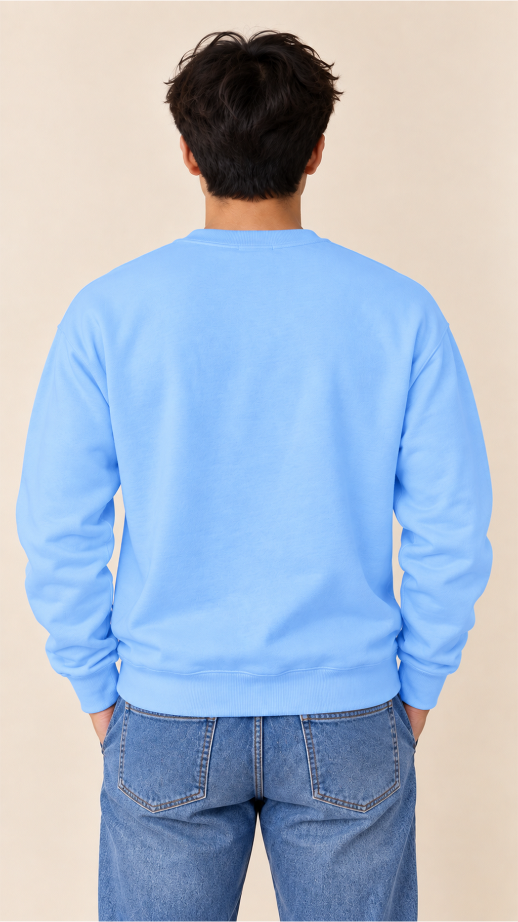 Custom Men's Sweatshirt-Blue