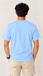 Custom Men’s T-Shirt-Blue