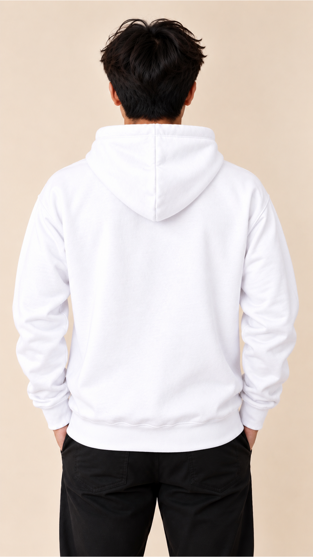 Custom Men's Hoodie-White