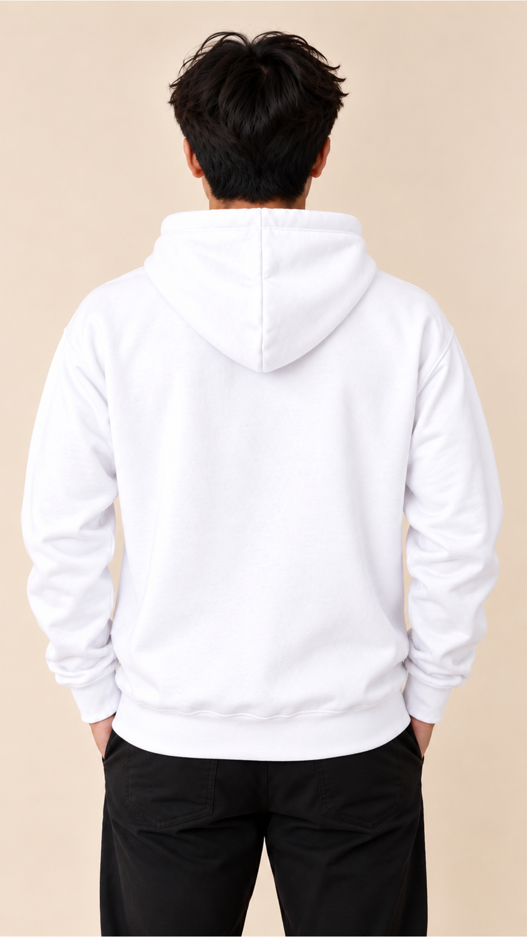 Custom Men's Hoodie-White