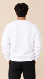 Custom Men's Sweatshirt-White