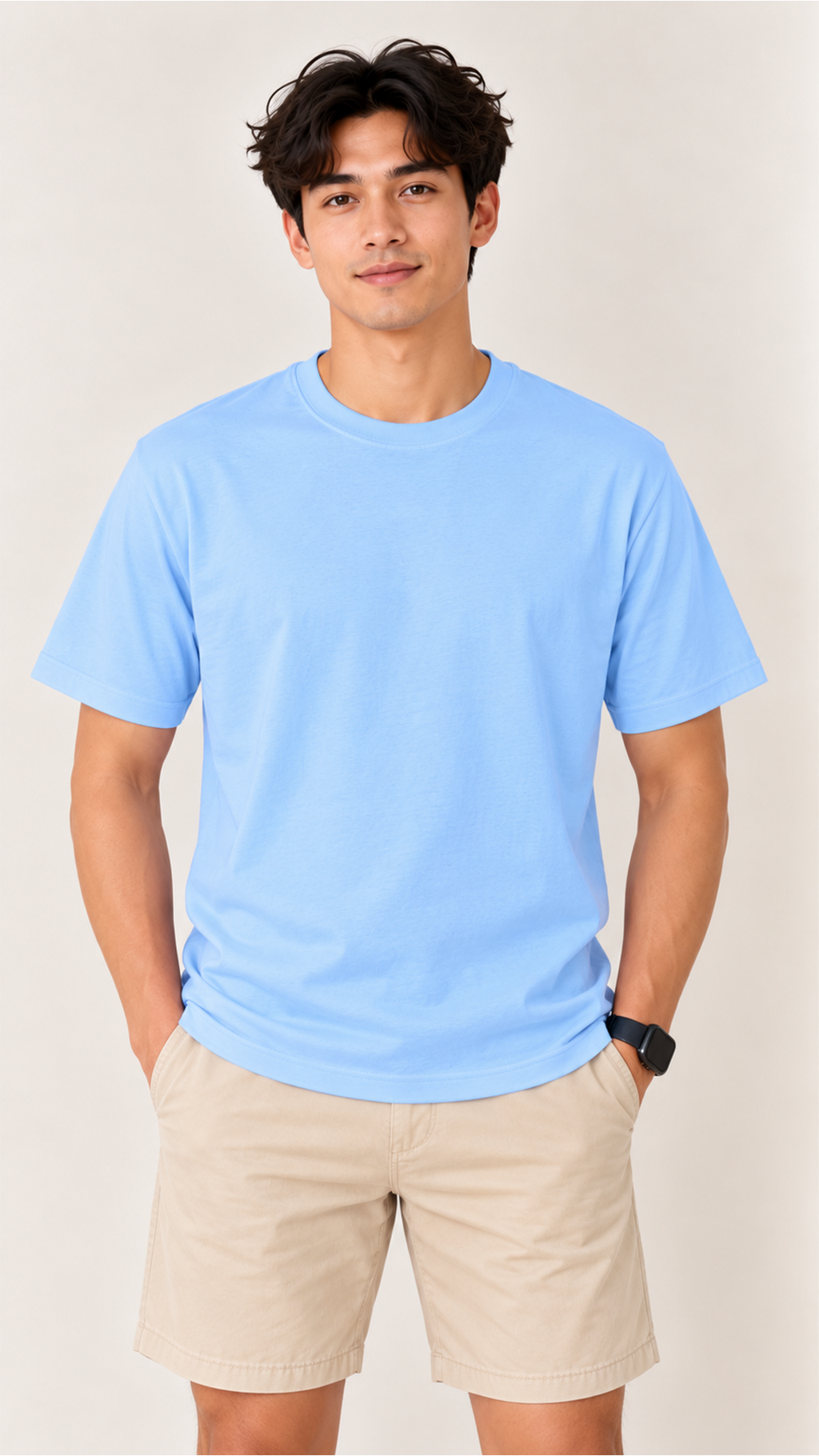 Custom Men’s T-Shirt-Blue