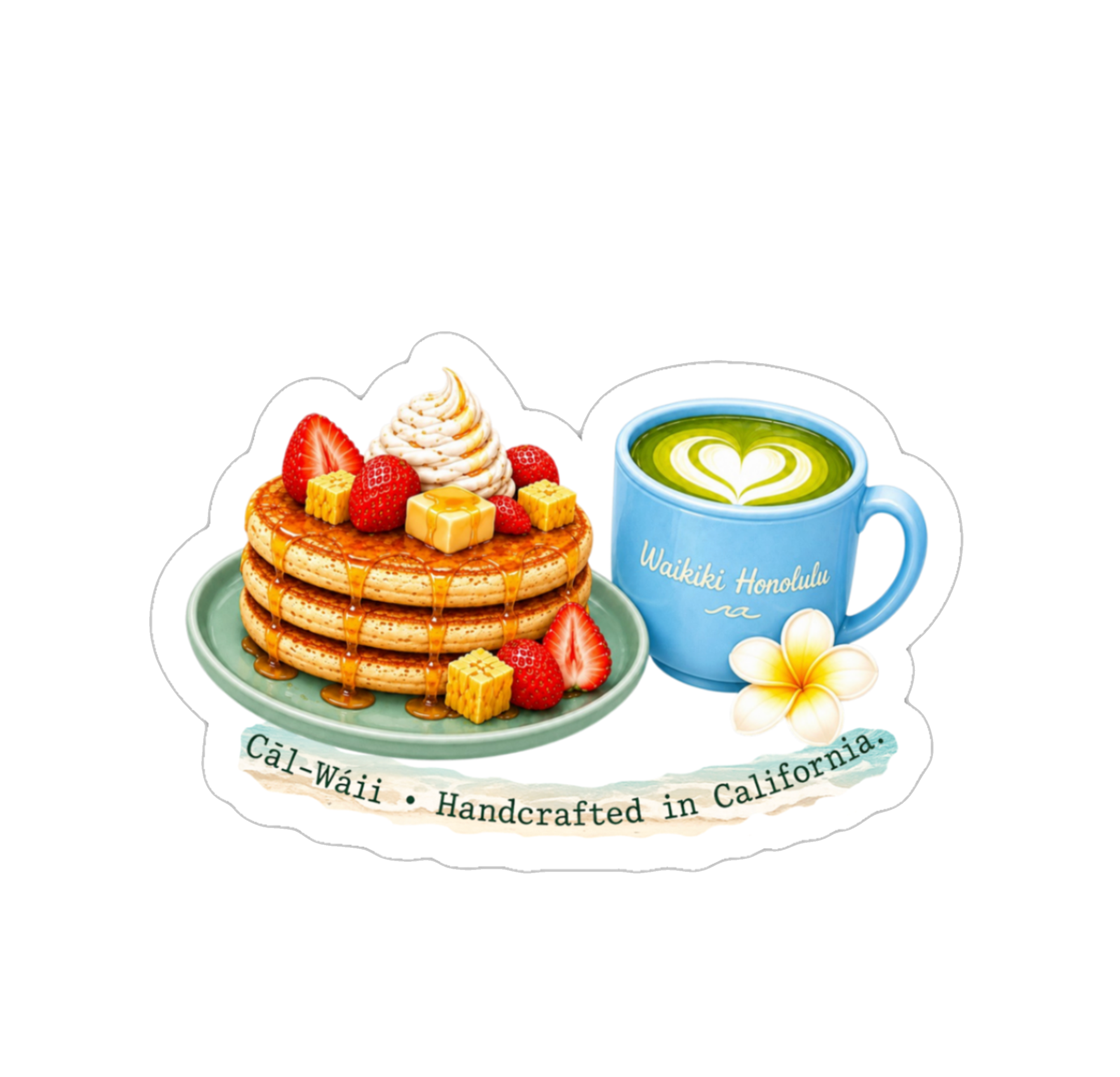 Hawaii Food Collection Sticker Sheet 03