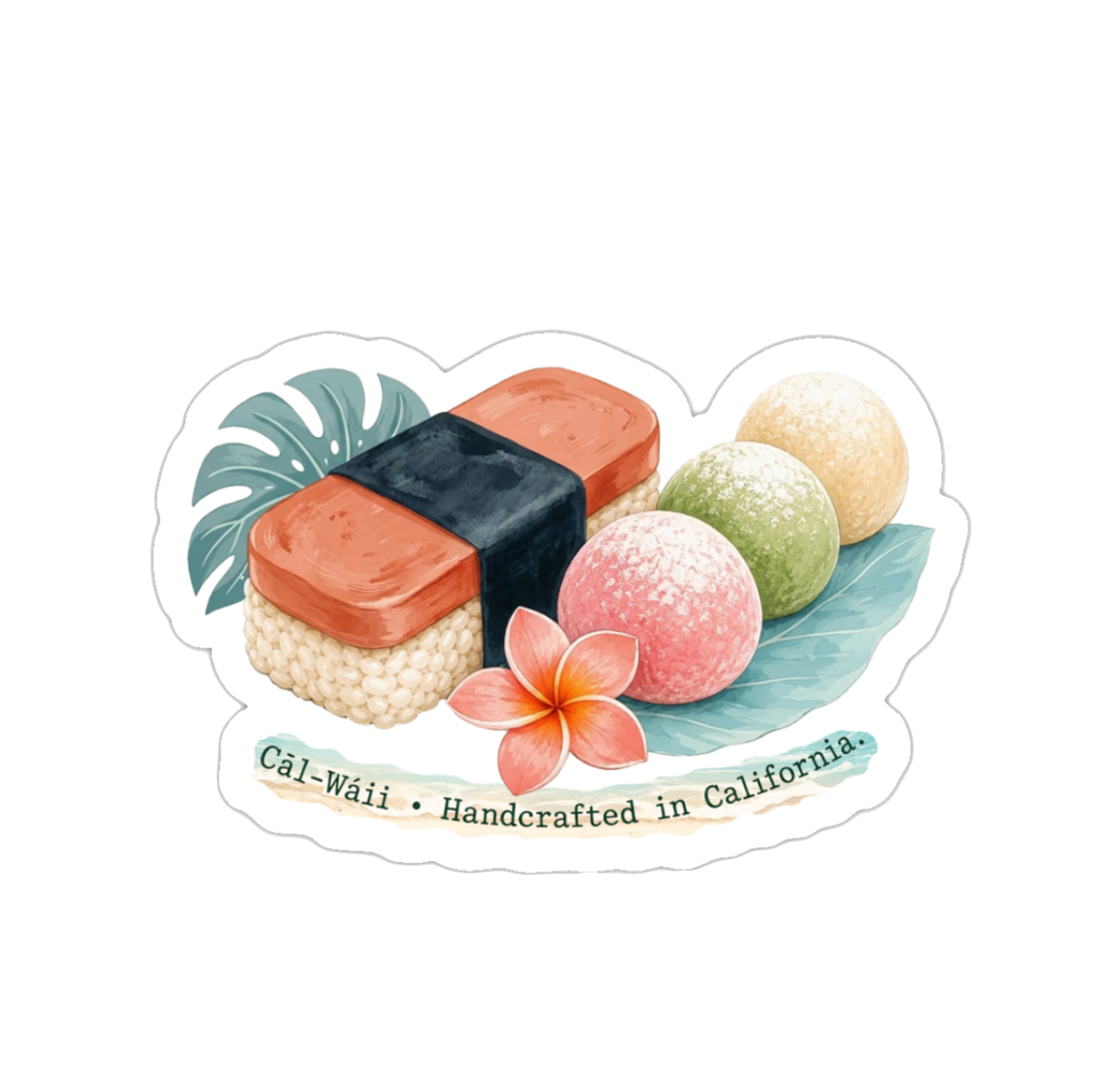 Hawaii Food Collection Sticker Sheet 01