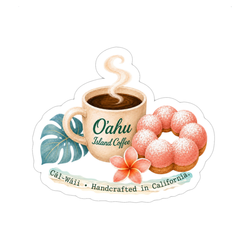 Hawaii Food Collection Sticker Sheet 01