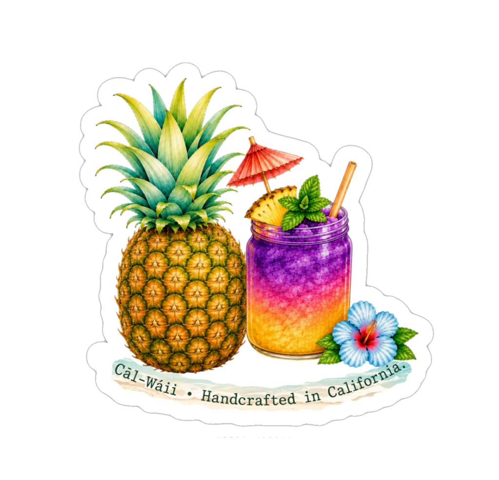 Hawaii Food Collection Sticker Sheet 01
