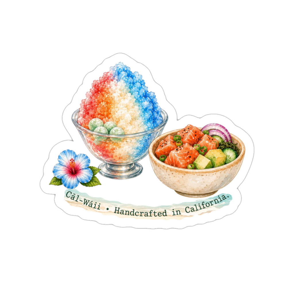 Hawaii Food Collection Sticker Sheet 01