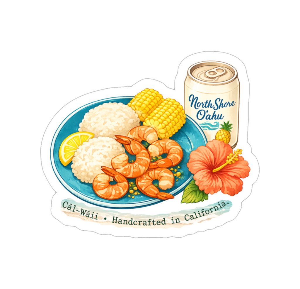 Hawaii Food Collection Sticker Sheet 02