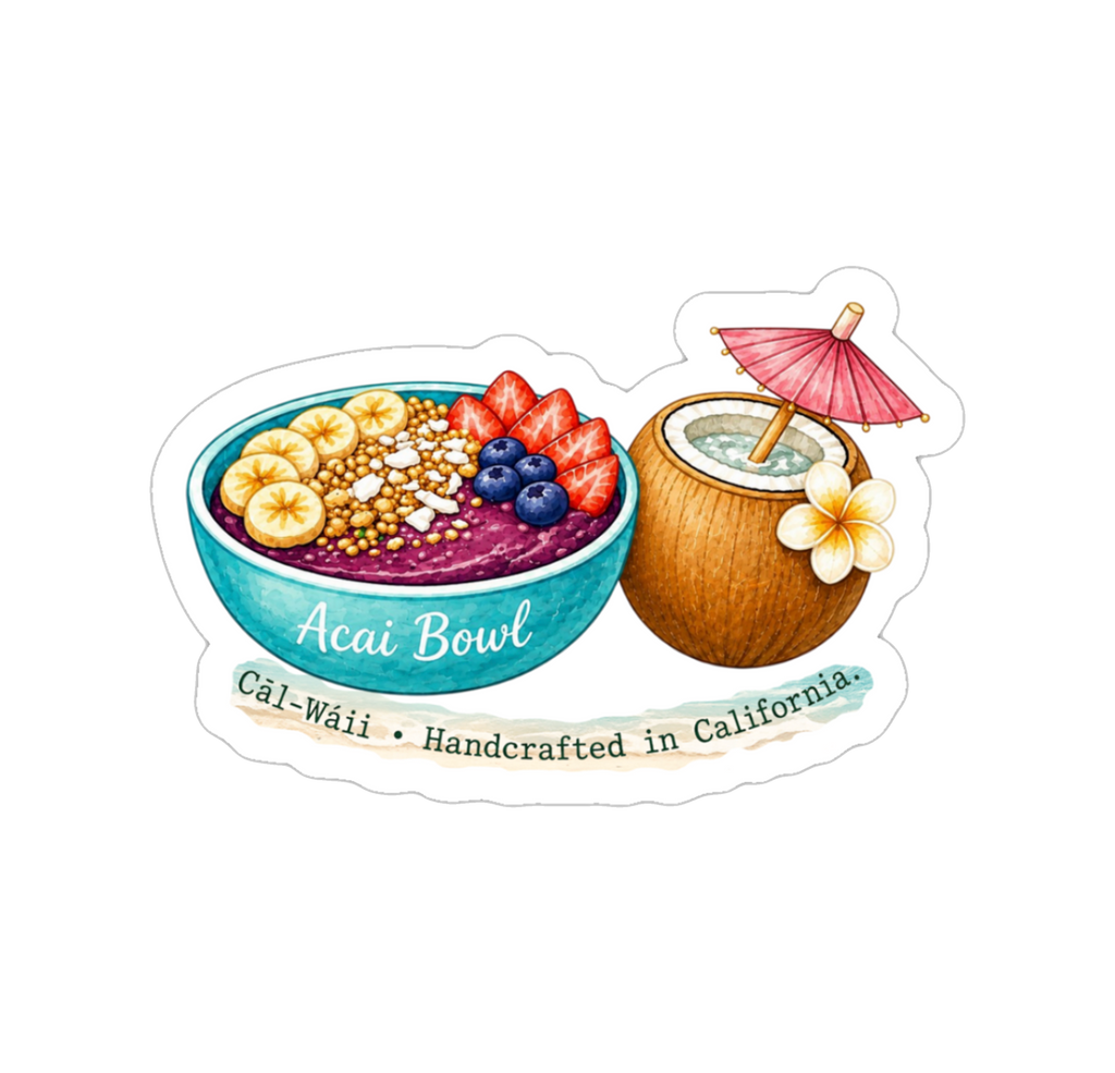 Hawaii Food Collection Sticker Sheet 02